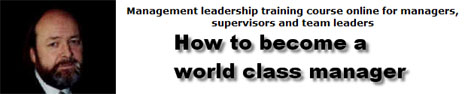 How to become a world class manager