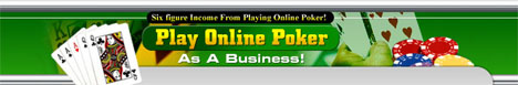 Play Online Poker As A Business